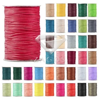 80m 2x2mm 45 Color Environmental Korean non-Waxed Polyester Necklace Bracelet Cord Thread Jewelry Craft Accessories TC0114
80m 2x2mm 45 Color Environmental Korean non-Waxed Polyester Necklace Bracelet Cord Thread Jewelry Craft Accessories TC0114