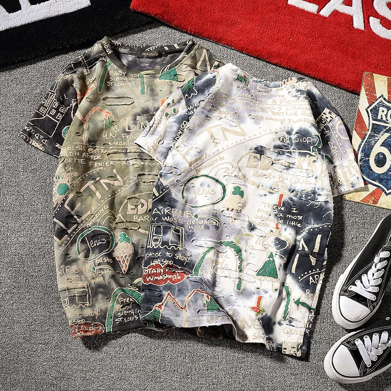 YASUGUOJI New Mens Summer Short-sleeve T Shirts Fashion 2019 Hip Pop Streetwear Camouflage Print T Shirt Men O-Neck Cotton Tees
YASUGUOJI New Mens Summer Short-sleeve T Shirts Fashion 2019 Hip Pop Streetwear Camouflage Print T Shirt Men O-Neck Cotton Tees