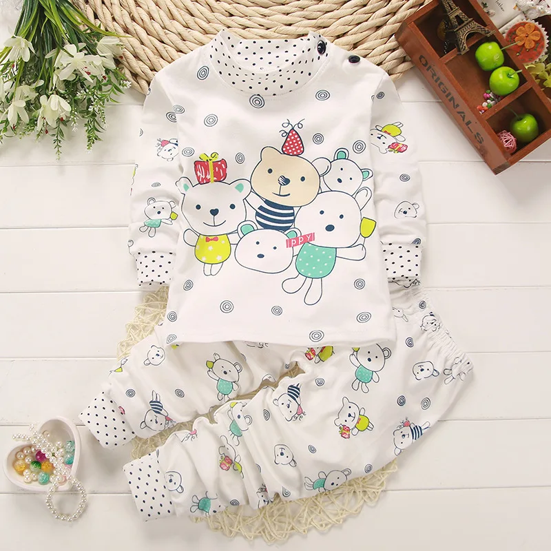 2pcs/set Newborn Baby Clothing Sets for 3-24M kids pajamas Clothes 100% Cotton long sleeve base shirt Undershirts pyjamas
2pcs/set Newborn Baby Clothing Sets for 3-24M kids pajamas Clothes 100% Cotton long sleeve base shirt Undershirts pyjamas