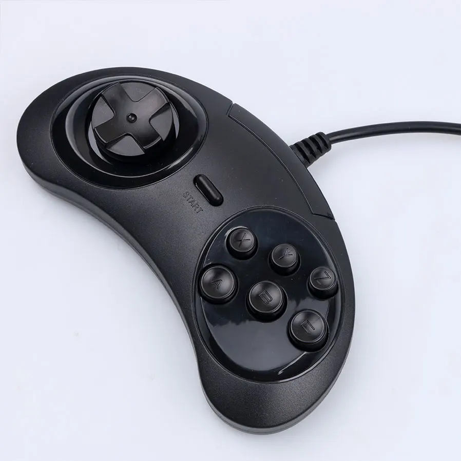 2017 Newest Hot 6 Buttons Classic Wired for Sega USB Game Controller Joypad for SEGA Genesis/MD2 Y1301/ PC /MAC Mega Drive
2017 Newest Hot 6 Buttons Classic Wired for Sega USB Game Controller Joypad for SEGA Genesis/MD2 Y1301/ PC /MAC Mega Drive