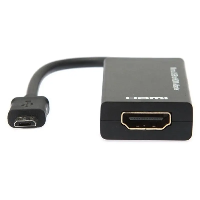 Micro-USB To HDMI Adapter For TV Monitor 1080P HD Audio Cable And HDMI Video Converter For Samsung HUAWEI HTC MHL device
Micro-USB To HDMI Adapter For TV Monitor 1080P HD Audio Cable And HDMI Video Converter For Samsung HUAWEI HTC MHL device