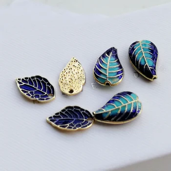 Aladdin leaves enamel leaf cloisonne diy Jewelry Findings Copper accessories Bead Caps Bracelet pendant handiwork drip artware
Aladdin leaves enamel leaf cloisonne diy Jewelry Findings Copper accessories Bead Caps Bracelet pendant handiwork drip artware