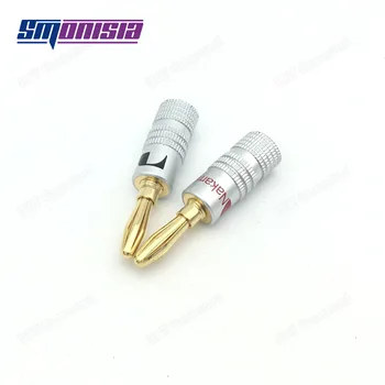 Smonisia Nakamichi 4mm Gilded Gilt Full-Copper Banana Plug Connector for Stereo Sound Box Loudspeakers
Smonisia Nakamichi 4mm Gilded Gilt Full-Copper Banana Plug Connector for Stereo Sound Box Loudspeakers