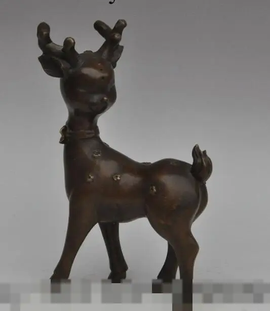 S2953 9" china fengshui bronze cute Fawns little Sika deer statue Sculpture Decorative
S2953 9" china fengshui bronze cute Fawns little Sika deer statue Sculpture Decorative