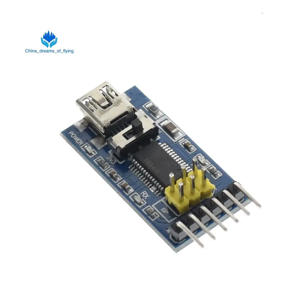 1PCS FT232RL FTDI Basic USB to serial for pro mini download cable USB TO 232 FT232 USB to TTL module BLUE
1PCS FT232RL FTDI Basic USB to serial for pro mini download cable USB TO 232 FT232 USB to TTL module BLUE