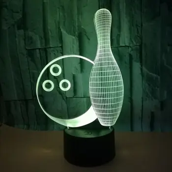 New Bowling 3d Small Night Lights Seven Color Touch Remote 3d Led Creative Small 3d Light Fixtures Kids Room Led Lamp
New Bowling 3d Small Night Lights Seven Color Touch Remote 3d Led Creative Small 3d Light Fixtures Kids Room Led Lamp