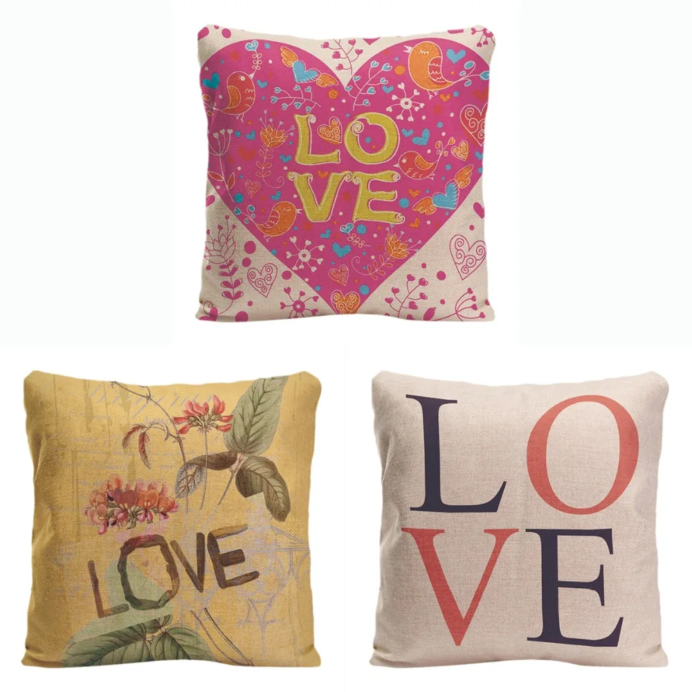 Cute Design Love Cotton Linen Cushion Cover Pink Heart Beautiful Flower Pillowcase Romantic Valentine Day Throw Pillow Cover
Cute Design Love Cotton Linen Cushion Cover Pink Heart Beautiful Flower Pillowcase Romantic Valentine Day Throw Pillow Cover
