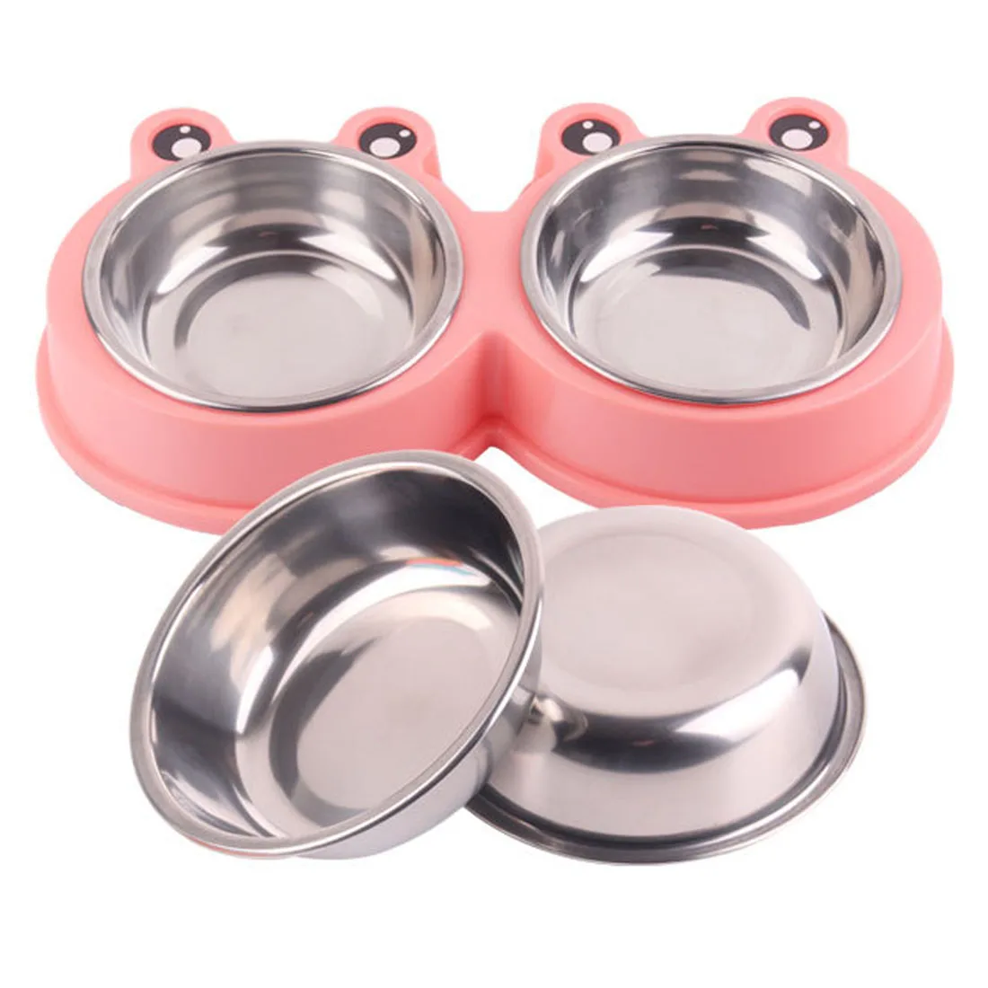 Stainless Steel Pets Dog Double Bowl Travel Food Bowls For Cats Dogs Pink Outdoor Drinking Water Pet Dog Dish Feeder Tableware
Stainless Steel Pets Dog Double Bowl Travel Food Bowls For Cats Dogs Pink Outdoor Drinking Water Pet Dog Dish Feeder Tableware