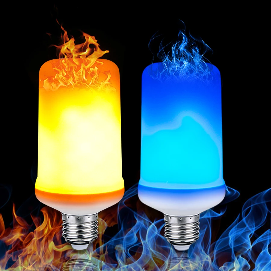 Ampoule E27 LED Flame Effect Light Bulb 5W 7W 9W 85-265V Rainbow Lamp Flickering Emulation Fire Lamps Indoor Decoration
Ampoule E27 LED Flame Effect Light Bulb 5W 7W 9W 85-265V Rainbow Lamp Flickering Emulation Fire Lamps Indoor Decoration