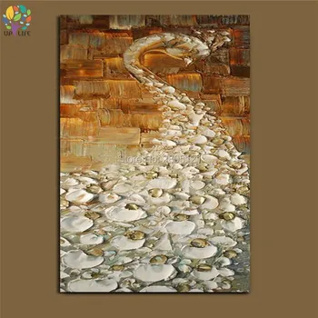 Hand painted knife oil paintings thick textured white peacock wall art 3D Relief home decoration birds canvas wall pictures
Hand painted knife oil paintings thick textured white peacock wall art 3D Relief home decoration birds canvas wall pictures