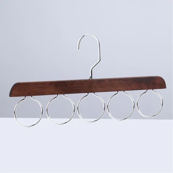 Necktie Hanger Wooden Scarf Closet Organizer Hanger Ties Belts Shawls Holder Rack with 5 Loops
Necktie Hanger Wooden Scarf Closet Organizer Hanger Ties Belts Shawls Holder Rack with 5 Loops