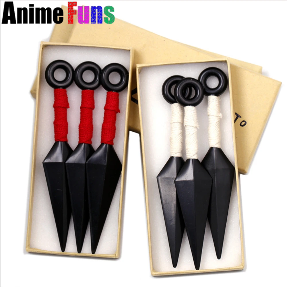 3pcs/lot 12cm Anime Naruto Cosplay Weapon keychain Pendant Plastic Kunai Japanese Ninja Props Models Collection Toys Charm Gift
3pcs/lot 12cm Anime Naruto Cosplay Weapon keychain Pendant Plastic Kunai Japanese Ninja Props Models Collection Toys Charm Gift