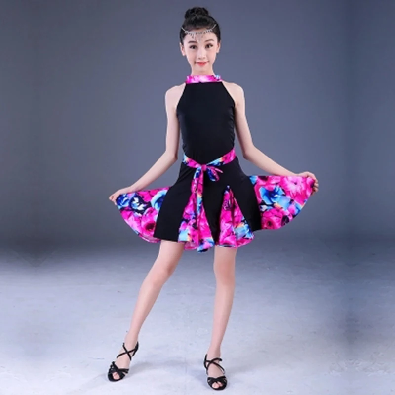 Printing Latin Dance Skirt for Girls Kid Lace Ballroom Rumba Qia Qia Latin Dance Dress Suit Child Sleeveless Leotards with Skirt
Printing Latin Dance Skirt for Girls Kid Lace Ballroom Rumba Qia Qia Latin Dance Dress Suit Child Sleeveless Leotards with Skirt