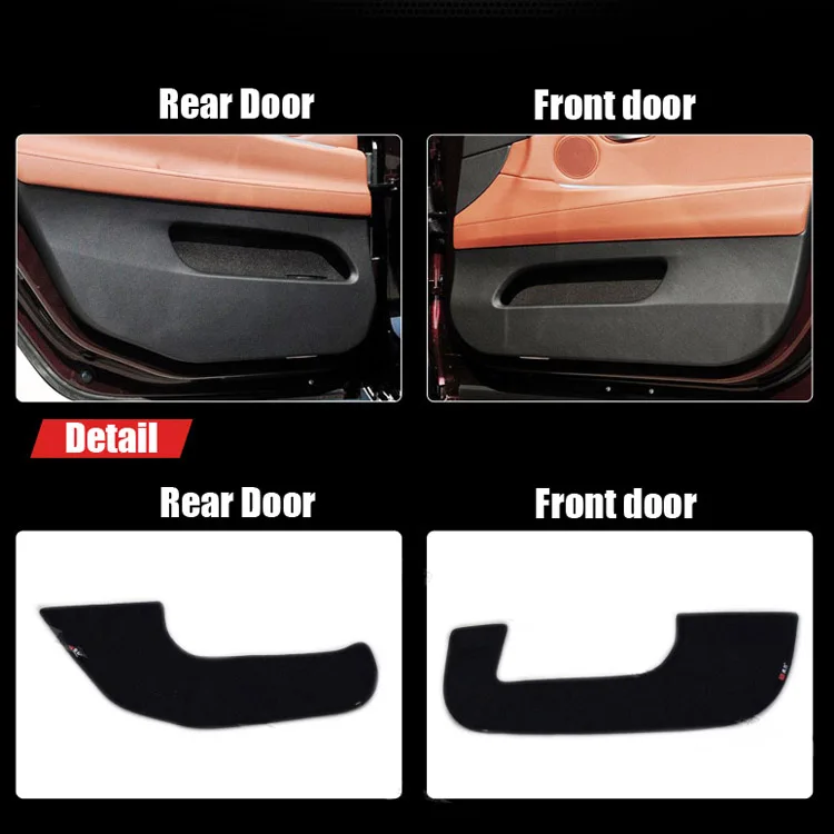 4pcs Fabric Door Protection Mats Anti-kick Decorative Pads For BMW 5 GT 2010-2014
4pcs Fabric Door Protection Mats Anti-kick Decorative Pads For BMW 5 GT 2010-2014