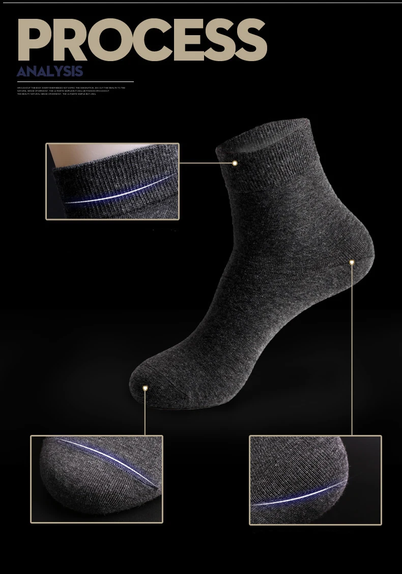 High Quality New Arrival Brand 5Pairs/lot Men Socks Cotton & Bamboo Fiber Classic Business Men's Socks Deodorant Dress Socks 11