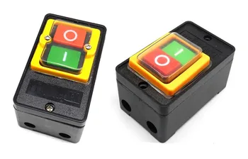 On Off Waterproof Push Button Switch 10A 250V 380V for Motor Cutting Machine Bench drill Switch
On Off Waterproof Push Button Switch 10A 250V 380V for Motor Cutting Machine Bench drill Switch