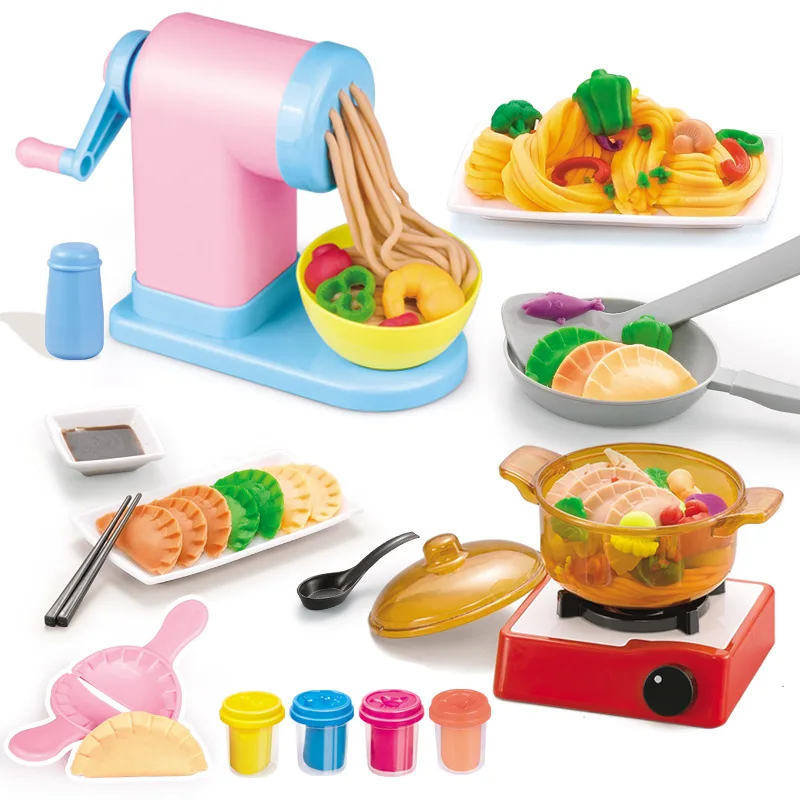 Children's Plasticine paste noodle machine clay mold tool kit creative clay made home toys
Children's Plasticine paste noodle machine clay mold tool kit creative clay made home toys
