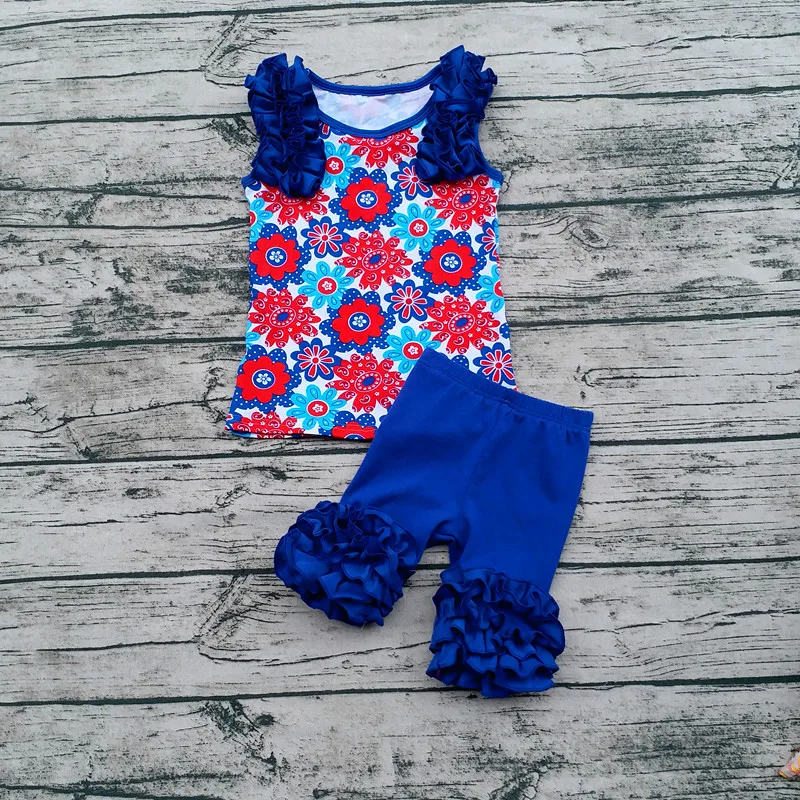 Fourth of July kids Summer Shorts Outfits Blue Red Boutique Cotton Set For Toddler Girls
Fourth of July kids Summer Shorts Outfits Blue Red Boutique Cotton Set For Toddler Girls
