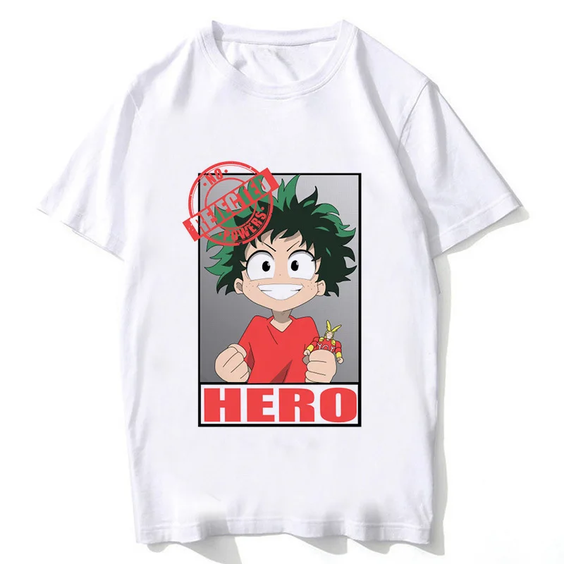 BTFCL Boku No Hero Academia T Shirt Deku Print Men T Shirt My Hero Academia Anime Shirt Summer Top Tees Camiseta Masculina
BTFCL Boku No Hero Academia T Shirt Deku Print Men T Shirt My Hero Academia Anime Shirt Summer Top Tees Camiseta Masculina