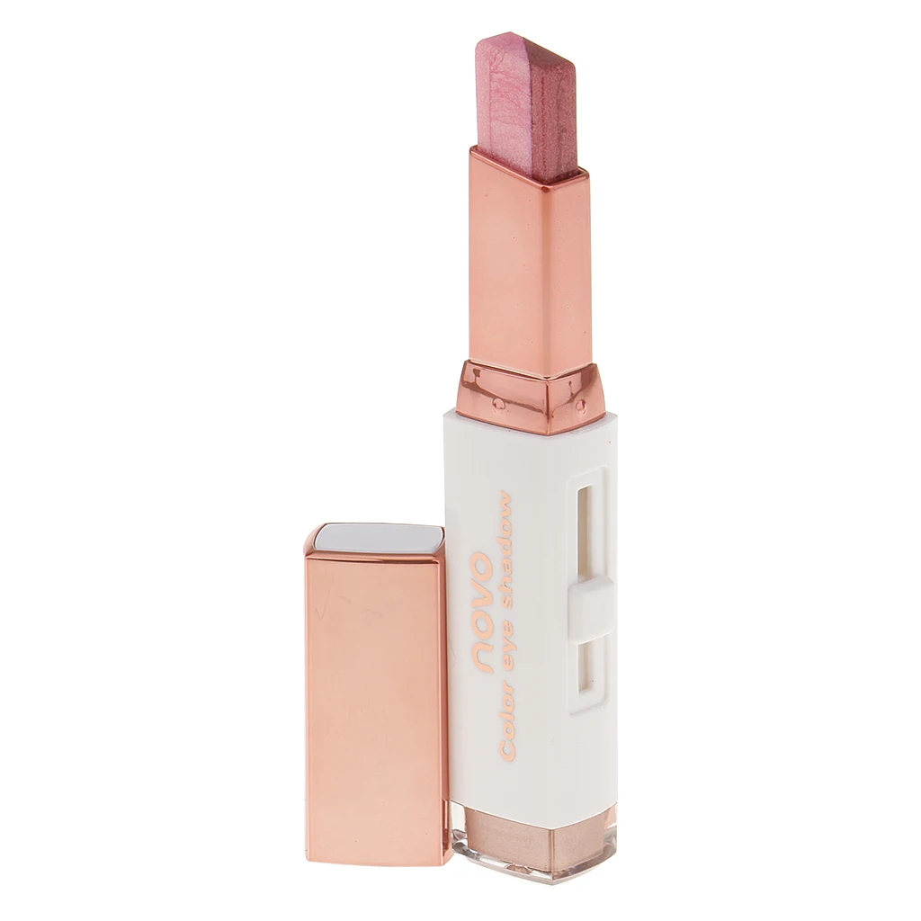 Women Fashion Two in One Makeup Eyeshadow Bar Shimmer Velvet Smoky Eye Shadow Pencil Pen Cosmetics Tool
Women Fashion Two in One Makeup Eyeshadow Bar Shimmer Velvet Smoky Eye Shadow Pencil Pen Cosmetics Tool