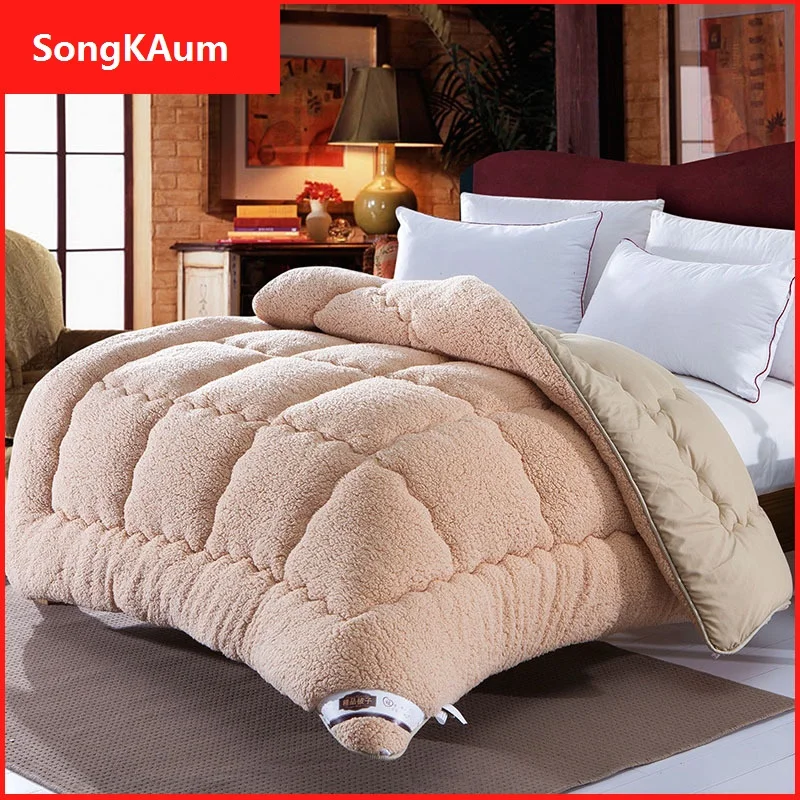 SongKAum Quality Quilts Fashion Wool Patchwork Duvets Super Warm Comforter Camel Quilt Thicken Warm Duvets Winter Comforter
SongKAum Quality Quilts Fashion Wool Patchwork Duvets Super Warm Comforter Camel Quilt Thicken Warm Duvets Winter Comforter
