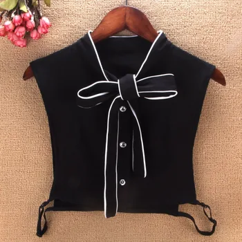 Black White Bow Shirt Fake Collar White Tie Vintage Detachable Collar False Collar Lapel Blouse Top Women Clothes Accessories
Black White Bow Shirt Fake Collar White Tie Vintage Detachable Collar False Collar Lapel Blouse Top Women Clothes Accessories