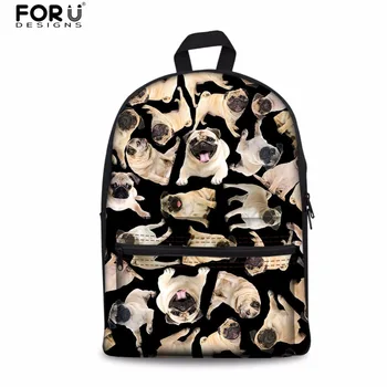 FORUDESIGNS Children School Bags Cute Pet Pug Dog Printed Kids Casual Book Bags Canvas Laptop Schoolbags for Girls Boys Mochila
FORUDESIGNS Children School Bags Cute Pet Pug Dog Printed Kids Casual Book Bags Canvas Laptop Schoolbags for Girls Boys Mochila