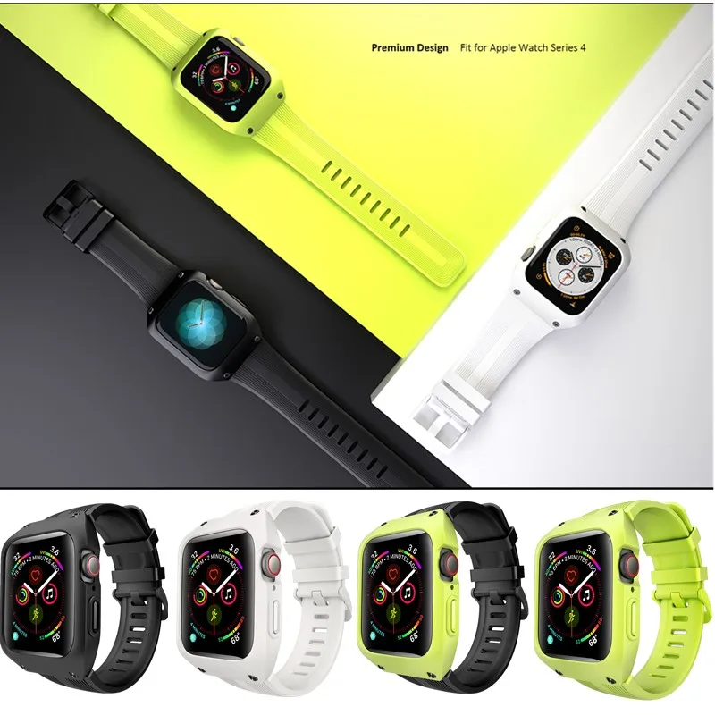 Soft Silicone Sport Bracelet Strap For Apple Watch Band 4 Wristband Case cover Replacement Protective For IWatch 44mm Accessorie
Soft Silicone Sport Bracelet Strap For Apple Watch Band 4 Wristband Case cover Replacement Protective For IWatch 44mm Accessorie