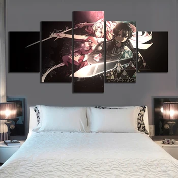 5 Piece Anime Poster Sword Art Online Cartoon Pictures Canvas Art Wall Paintings for Bedroom Decor
5 Piece Anime Poster Sword Art Online Cartoon Pictures Canvas Art Wall Paintings for Bedroom Decor