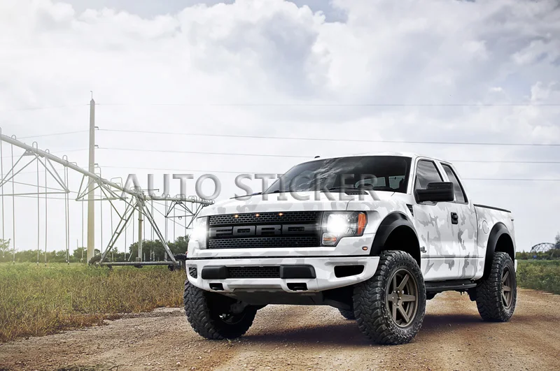light color camo vinyl car wrap 22