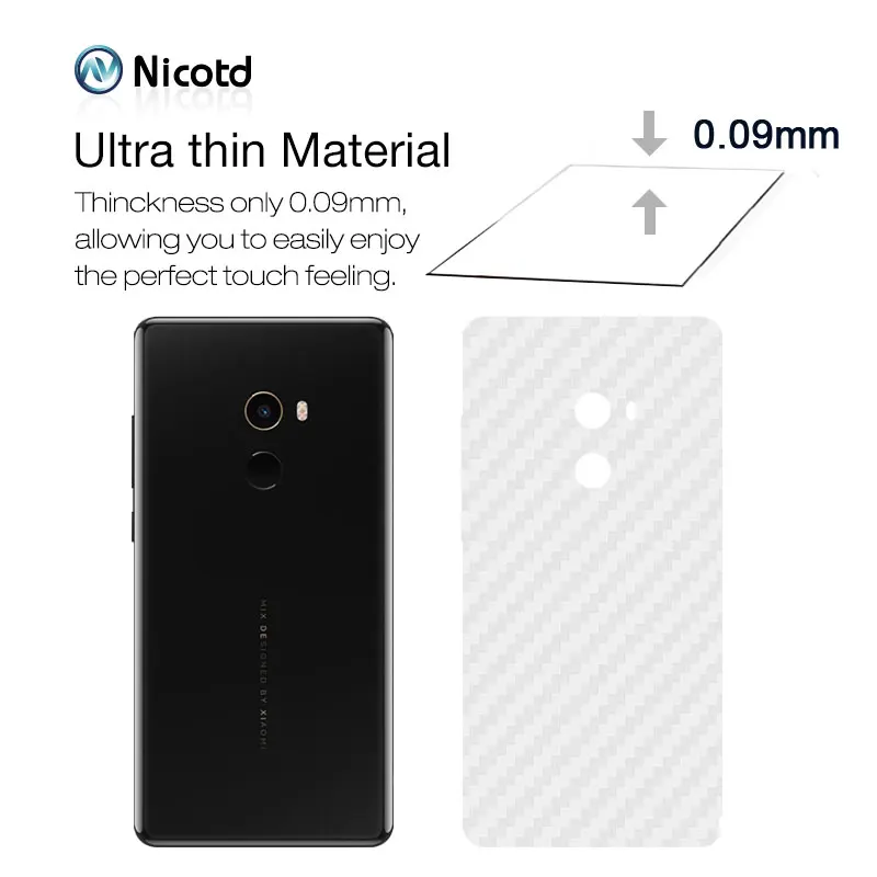 Nicotd For Xiaomi A2 lite A1 5X 6X 6 3D Carbon Fiber Back Screen Protector Protective Film for Xiaomi Mi max 3 2 mix 2 2s 8 8SE
Nicotd For Xiaomi A2 lite A1 5X 6X 6 3D Carbon Fiber Back Screen Protector Protective Film for Xiaomi Mi max 3 2 mix 2 2s 8 8SE