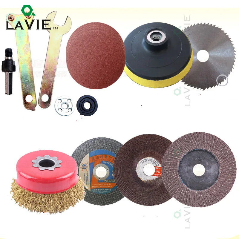 LA VIE 12pcs Disc Polishing Wheel Wood Saw Blade Wire Wheel Abrasive Paper Electric Drill Angle Grinder Connecting Rod Cut Metal
LA VIE 12pcs Disc Polishing Wheel Wood Saw Blade Wire Wheel Abrasive Paper Electric Drill Angle Grinder Connecting Rod Cut Metal