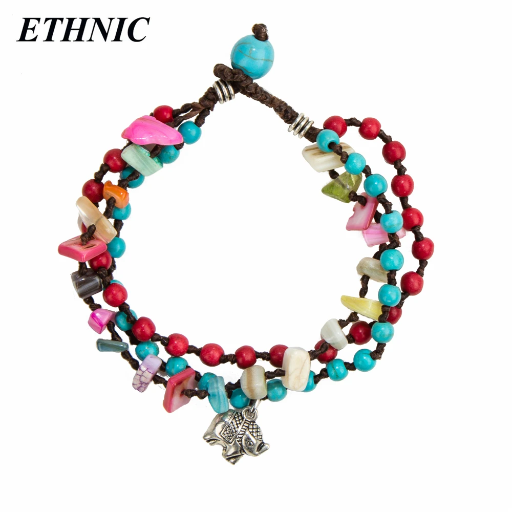 ETHNIC Brand Boho Colorful Beads 3 Layers Chain Silver-color Elephant Charm Bracelets for Women Fashion A Bracelet Wholesales
ETHNIC Brand Boho Colorful Beads 3 Layers Chain Silver-color Elephant Charm Bracelets for Women Fashion A Bracelet Wholesales