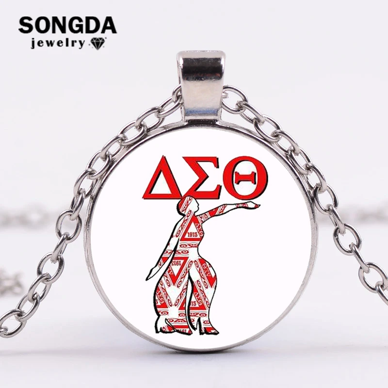 SONGDA New Arrived Greek Greece Sorority Fraternity Organization Delta Sigma Theta Symbol Glass Photo Cabochon Delta Necklaces
SONGDA New Arrived Greek Greece Sorority Fraternity Organization Delta Sigma Theta Symbol Glass Photo Cabochon Delta Necklaces