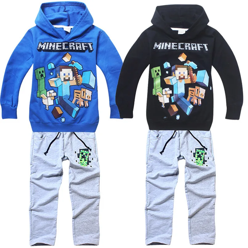 2 Pack Baby Boy Girl Child Minecraft Clothes Set Long Sleeve Hooded Jacket Pants Set 6-14Y
2 Pack Baby Boy Girl Child Minecraft Clothes Set Long Sleeve Hooded Jacket Pants Set 6-14Y