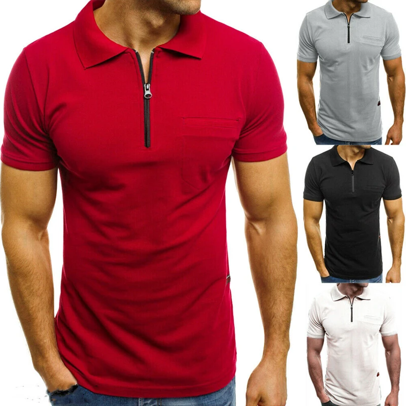 Mens Slim Fit t shirt Short Sleeve Casual T-Shirt Tops Tee Mens Solid Color Lapel Casual Short Sleeve T-Shirt
Mens Slim Fit t shirt Short Sleeve Casual T-Shirt Tops Tee Mens Solid Color Lapel Casual Short Sleeve T-Shirt
