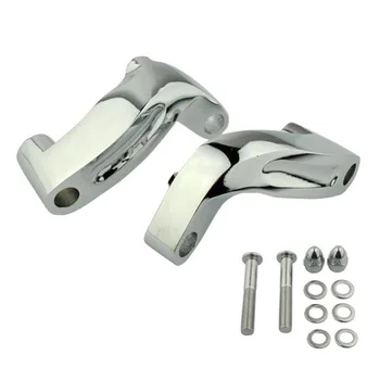 Chrome Mirror Riser Relocation Extension Adapter Adaptor Kit Aluminum Mirror Relocation Adapters For Harley Davidson 2006-2014
Chrome Mirror Riser Relocation Extension Adapter Adaptor Kit Aluminum Mirror Relocation Adapters For Harley Davidson 2006-2014