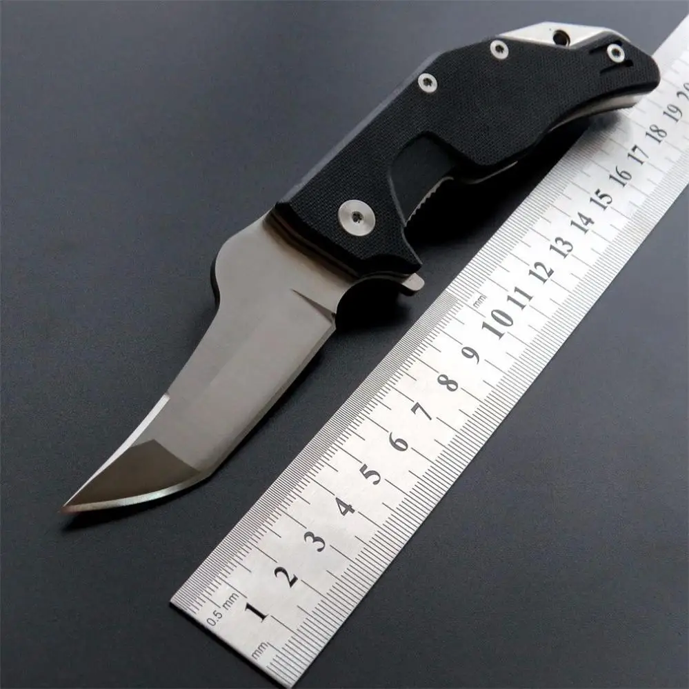 Eafengrow C168 Folding Blade Knife 9Cr18Mov Steel + G10 Handle Camping Outdoor Tools EDC Hand Knives
Eafengrow C168 Folding Blade Knife 9Cr18Mov Steel + G10 Handle Camping Outdoor Tools EDC Hand Knives
