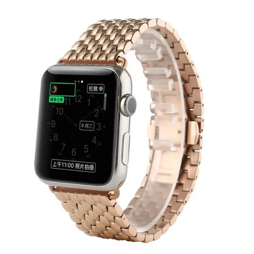 GOOSUU 2017 NEW Metal Stainless Steel 7 Points Watch Band for Apple Watch 38mm 42mm Iwatch Strap Black Silver Rose Gold
GOOSUU 2017 NEW Metal Stainless Steel 7 Points Watch Band for Apple Watch 38mm 42mm Iwatch Strap Black Silver Rose Gold