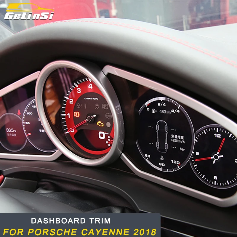 GELINSI Auto Car Dashboard trim instrument panel trim cover stickers cover Interior Accessories For Porsche Cayenne 2018
GELINSI Auto Car Dashboard trim instrument panel trim cover stickers cover Interior Accessories For Porsche Cayenne 2018