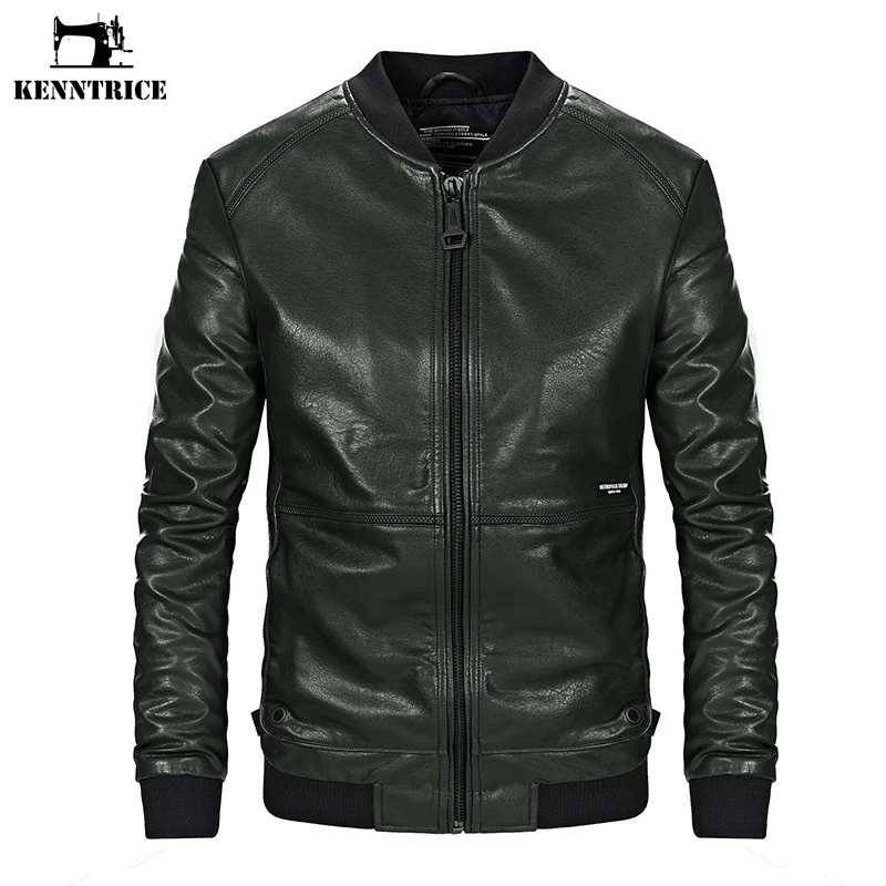 KENNTRICE Military Green Slim Fit Male Jacket De Leather Motorcycle Jacket Motorcycle Men's Coat With Front Pocket
KENNTRICE Military Green Slim Fit Male Jacket De Leather Motorcycle Jacket Motorcycle Men's Coat With Front Pocket