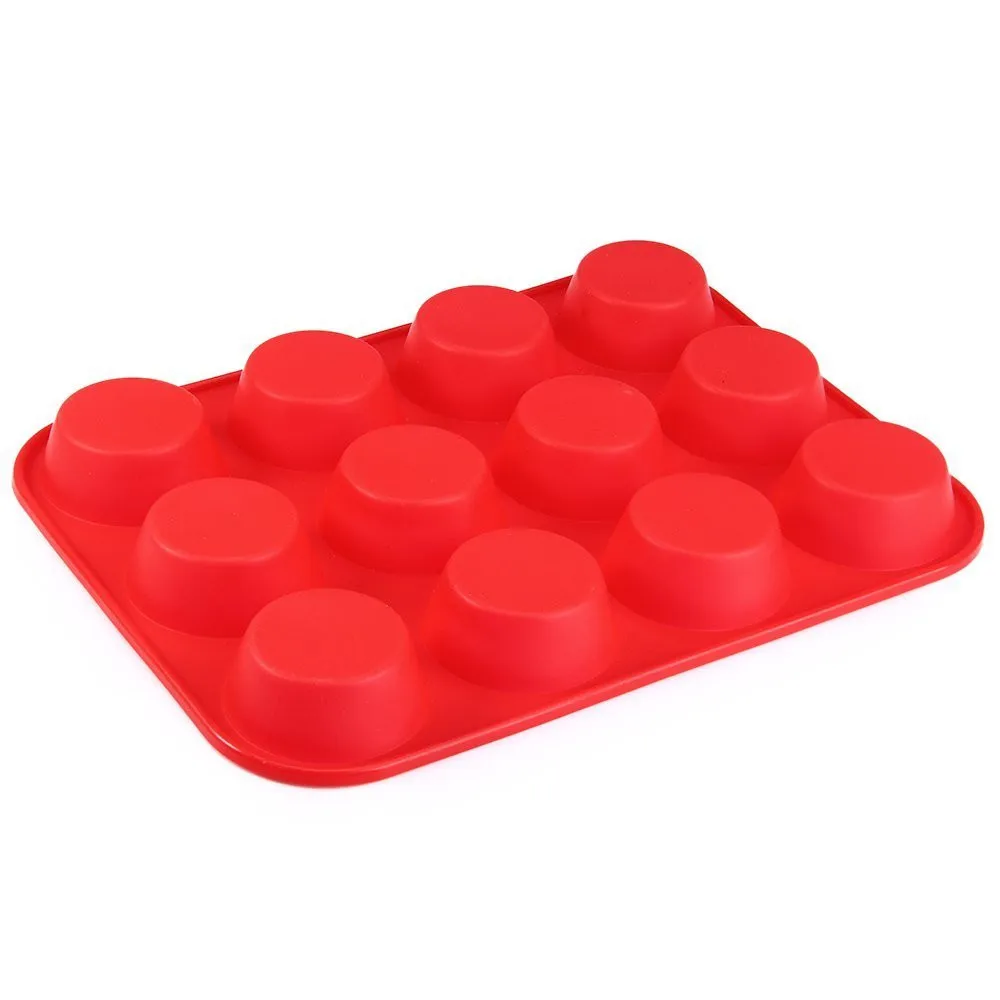 12 Cup Silicone Muffin Cupcake Baking Pan Non Stick Dishwasher Microwave Safe Utensilio De Cozinha Criativos Silikon Mold Y1
12 Cup Silicone Muffin Cupcake Baking Pan Non Stick Dishwasher Microwave Safe Utensilio De Cozinha Criativos Silikon Mold Y1