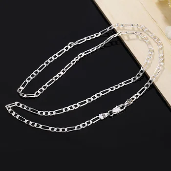 16-30INCH women men noble Beautiful fashion silver colorcharm 4MM Figaro chain pretty Girl Necklace Jewelry for pendant N102
16-30INCH women men noble Beautiful fashion silver colorcharm 4MM Figaro chain pretty Girl Necklace Jewelry for pendant N102
