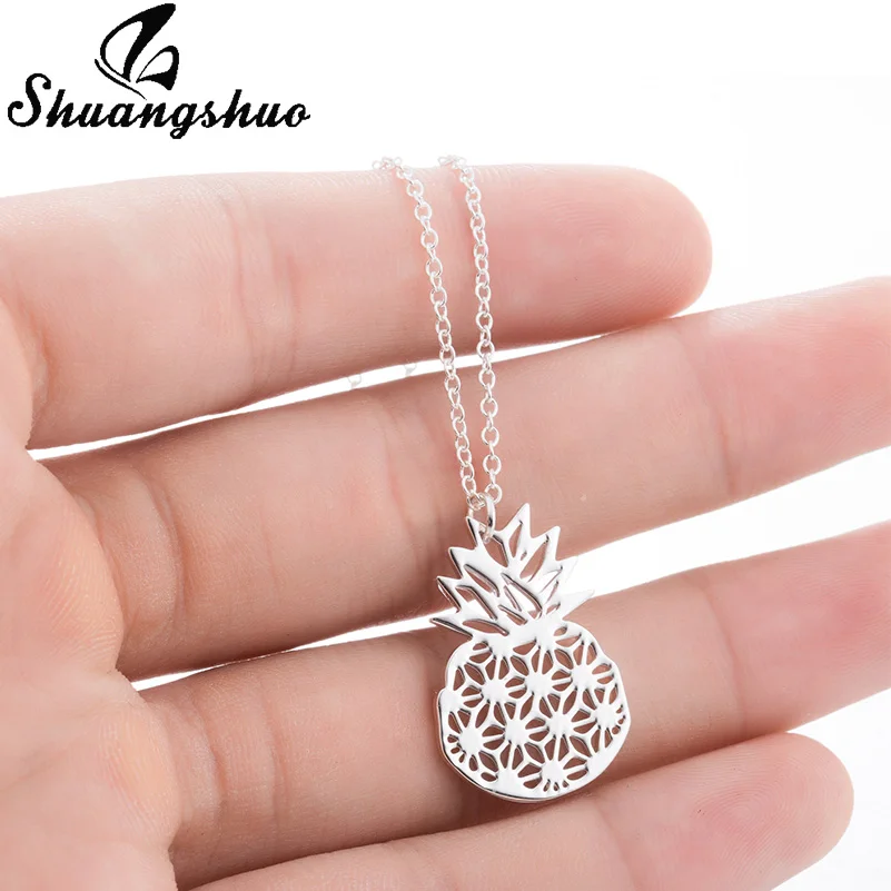 Shuangshuo Korean Style Fruit Necklace Pineapple Necklace Tropical Jewelry Unique Necklace Geometric Food Necklaces & Pendants
Shuangshuo Korean Style Fruit Necklace Pineapple Necklace Tropical Jewelry Unique Necklace Geometric Food Necklaces & Pendants