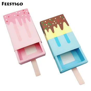 Feestigo 10Pcs/lot Hot Ice Cream Gift Boxes Baby Shower Birthday Party Candy Box Pink Party Favor Treat Box For Kids Party Decor
Feestigo 10Pcs/lot Hot Ice Cream Gift Boxes Baby Shower Birthday Party Candy Box Pink Party Favor Treat Box For Kids Party Decor
