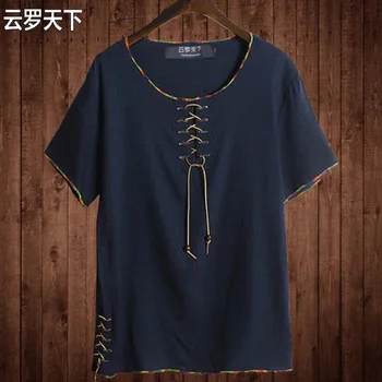 Free shipping summer Linen male big o-neck t shirt men Chinese style fat guy plus size men's short-sleeve T-shirt 7XL 8XL 10XL
Free shipping summer Linen male big o-neck t shirt men Chinese style fat guy plus size men's short-sleeve T-shirt 7XL 8XL 10XL