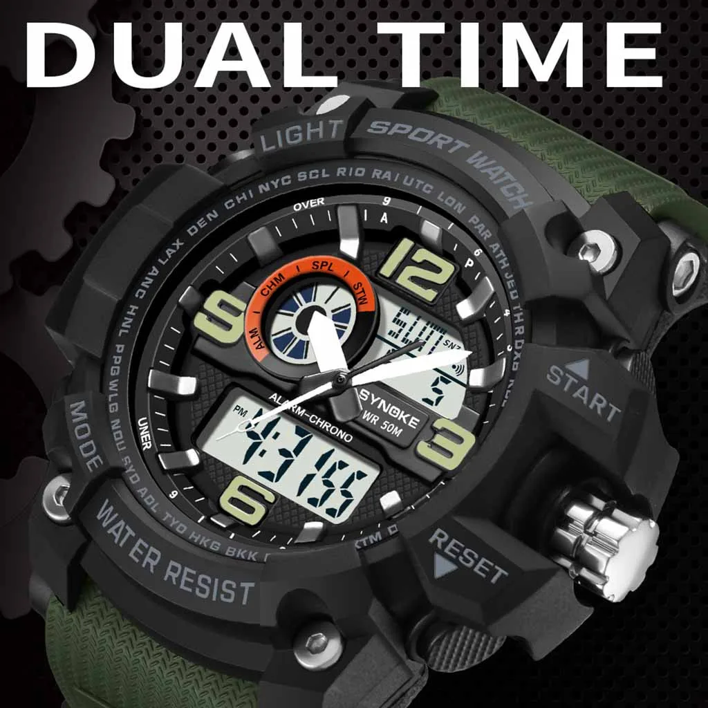 Men Sports Clock Digital LED Waterproof Wrist Watch Luxury Men Analog Digital Military Army Elegant Mens Watch Electronic XC
Men Sports Clock Digital LED Waterproof Wrist Watch Luxury Men Analog Digital Military Army Elegant Mens Watch Electronic XC