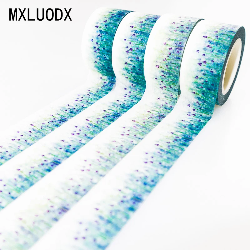 Washi Tape Set Sticky Colored Lavender Pattern Masking Paper Scrapbook Office Stationery DIY Decorative Adhesive Tape 1PCS/Lot
Washi Tape Set Sticky Colored Lavender Pattern Masking Paper Scrapbook Office Stationery DIY Decorative Adhesive Tape 1PCS/Lot