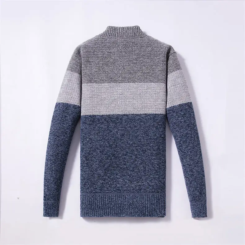 2019 Cashmere Cardigans Sweater Men Spring Male Heavy Knit Sweates Full Zipper Knitwear Warm Korean Style Fashion Brand Clothing 1