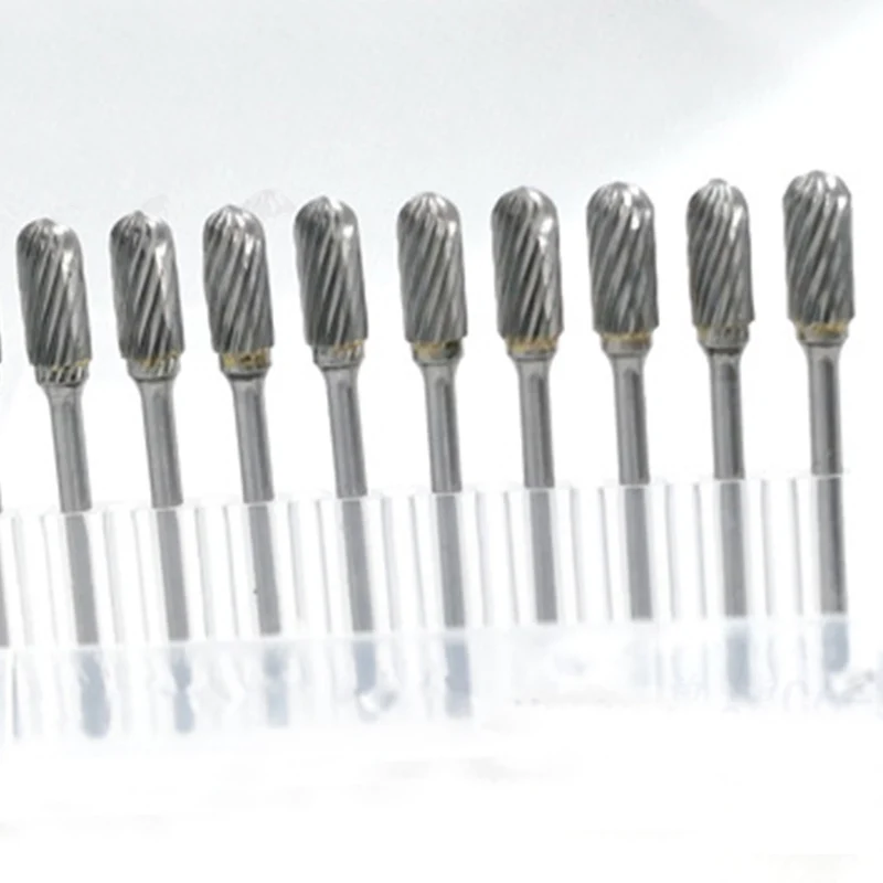 TALI 10pcs Single Cut Tungsten Carbide File Cutter Taper Points Burrs Grinding Head for Rotary Tools
TALI 10pcs Single Cut Tungsten Carbide File Cutter Taper Points Burrs Grinding Head for Rotary Tools